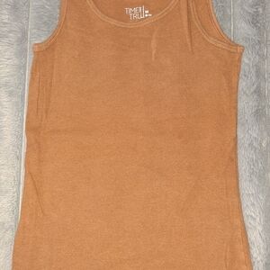 Time and Tru Women's Orange Tank Top